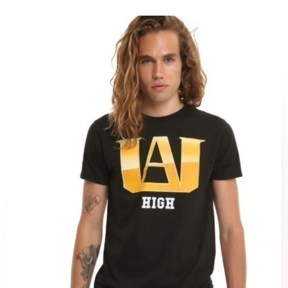 My Hero Academia Black T-Shirt Size Men's XL - Picture 1 of 5